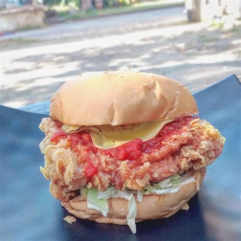Project X Fried Chicken Sandwich .
